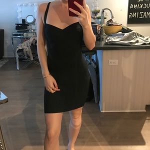 BLACK BANDAGE DRESS SIZE MED